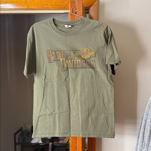 Harley-Davidson Khaki Graphic Tee - Picture 1 of 1
